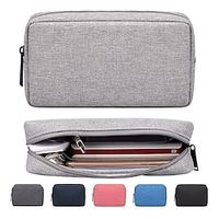Waterproof Electronic Organizer Bag for iPhone Sumsung, Anker Power Bank 20000 mAh External Battery Portable Charger USB Cable Storage Bag miniinthebox