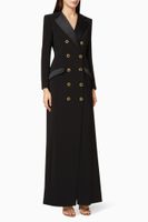 Crêpe Maxi Blazer Dress - thumbnail