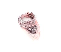 Womens Printed Scarf Dimension: 47 L x 47 H cm  Pink - thumbnail