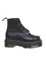 Black Leather Ankle Boots - thumbnail
