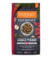 Instinct Raw Boost Kibble Beef Dry Dog Food - 10LBS