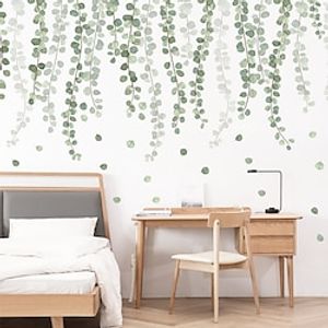 Summer Fresh Green Plants Vine Waistline Wall Stickers 1pc 3090cm2pcs miniinthebox