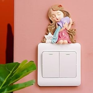 Constellations Resin Switch Sticker Cartoon Wind Socket Decoration Sticker Indoor Stereoscopic Wall Sticker Wall Decoration 1pc miniinthebox