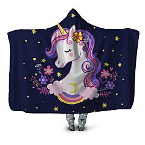 Multifunctional Blankets, Geometric  Animal Polyester Warmer Comfy Blankets Lightinthebox
