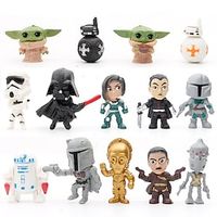 14Pcs Mini Film Action Figures Set Cartoon Model Statue Toys Car Dashboard Ornaments Cake Toppers Home Decoration Lightinthebox - thumbnail