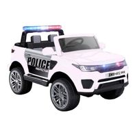 Megastar Ride On 12 V Official Police Bureau Rangers Jeep - White (UAE Delivery Only) Megastar Ride On 12 V Official Police Bureau Rangers Jeep - White (UAE Delivery Only)