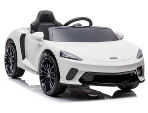 Megastar Licenced GT Sports McLaren 12 V Electric Riding Cars With Remote Control - White (UAE Delivery Only)