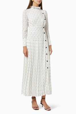 Polka Dot Pleated Dress Polka Dot Pleated Dress