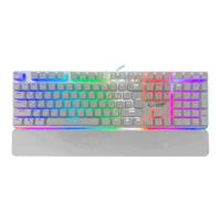 Camel Tech RGB Sahara 108 Keys Gaming Keyboard (Brown Switch) (Arabic/English) - White