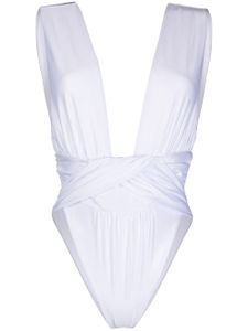 La Reveche ruched one-piece swimsuit - White