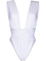 La Reveche ruched one-piece swimsuit - White