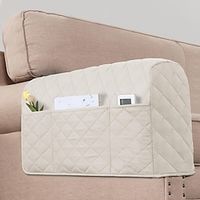 2 Pcs Armrest Covers for Chairs and Sofas Couch Arm Covers for Sofa Armrest Covers with Side Pocket Anti-Slip Furniture Protector Washable Armrest Slipcovers Lightinthebox - thumbnail