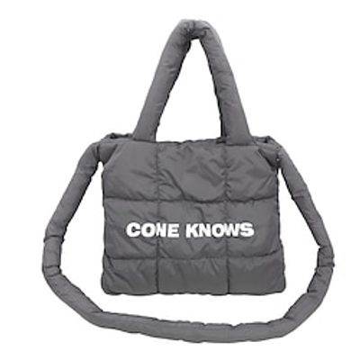 Women's Handbag Nylon Daily Insulated Large Capacity Lightweight Geometric Black White Brown Lightinthebox