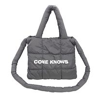 Women's Handbag Nylon Daily Insulated Large Capacity Lightweight Geometric Black White Brown Lightinthebox - thumbnail