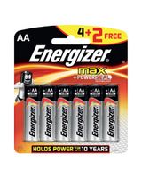 Energizer MAX Alkaline Power Seal 4+2 AA - thumbnail