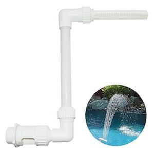 Swimming Pool And Spa Waterfall Fountain, Adjustable Swimming Pool Accessories Waterfall Fountain Spray For Most 1.5 Threaded Above In Ground Return Jet miniinthebox