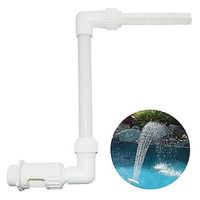 Swimming Pool And Spa Waterfall Fountain, Adjustable Swimming Pool Accessories Waterfall Fountain Spray For Most 1.5 Threaded Above In Ground Return Jet miniinthebox - thumbnail