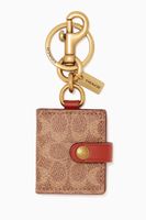 Picture Frame Bag Charm in Signature Canvas Picture Frame Bag Charm in Signature Canvas
