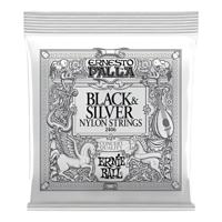 Ernie Ball P02406 Ernesto Palla Nylon Classical Guitar Strings - Black & Silver