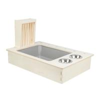 Trixie Feeding Station With Bowls & Hay Manger For Small Pets 70X41X47Cm