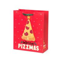 Legami Christmas Gift Bag - Large - Pizza - thumbnail