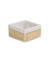 Homesmiths Storage Basket Natural with Liner L20 x W20 x H10 cm