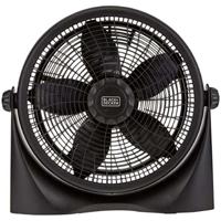 Black+Decker 16 Inch Box Fan, Black, FB1620-B5