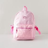 MARSHMALLOW Textured Backpack with Tie-Up Detail - 43x33x16 cms