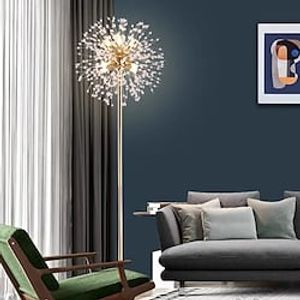 Elegant Floor Lamp Dandelion Floor Lamp Luxury Bedroom Bedside Lamp Vertical Living Room Study Marble Lamps Modern Reading Light Lightinthebox