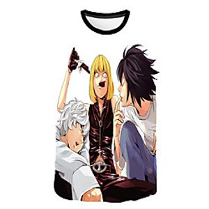 Inspired by Death Note Cosplay Anime Cartoon 100% Polyester 3D Harajuku Graphic Kawaii T-shirt For Women's / Men's miniinthebox