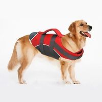 Dog Life Jacket, Lightweight Dog Life Vest with Reflective Stripes, Adjustable Dog Life Preserver with High Buoyancy, Safety Swimsuit Rescue Handle for Small Medium Dogs miniinthebox Dog Life Jacket, Lightweight Dog Life Vest with Reflective Stripes, Adjustable Dog Life Preserver with High Buoyancy, Safety Swimsuit Rescue Handle for Small Medium Dogs miniinthebox