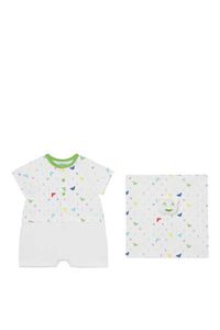 Logo Print Bodysuit Set