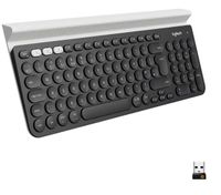 Logitech K780 Multi Device Wireless Keyboard Black & White - thumbnail