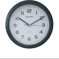Krypton Wall Clock-(Black/White)-(KNWC6119)