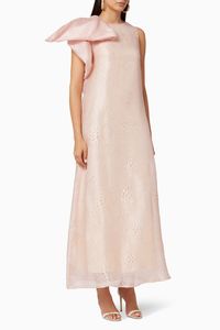 Sasha 3D Textured Bow Dress