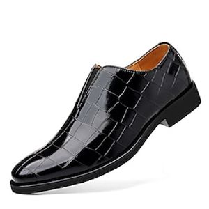 Men's Loafers  Slip-Ons Casual Outdoor Daily PU Wine Light Brown Black Spring Lightinthebox