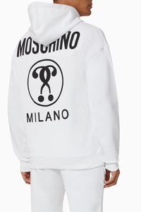 Double Question Mark Logo Hooded Sweatshirt