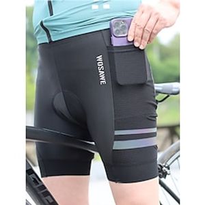 Men's Cycling Shorts Cycling Padded Shorts 3D Padded Shorts Bike Top Bottoms Mountain Bike MTB Road Bike Cycling Sports 3D Pad Breathable Quick Dry Reflective Strips Black Clothing Apparel Bike Wear Lightinthebox
