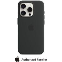 Apple iPhone 15 Pro Silicone Case with Mag Safe | Black