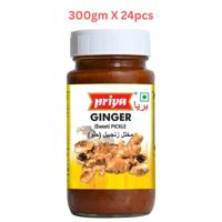 Priya Sweet Ginger Pickle In Oil 300G (Pack of 24)