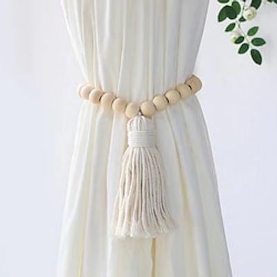 Boho Rope Curtain Tassel Tie Backs Curtain Fringe Tiebacks Holdbacks Window Drapes Curtain Supplies Rope Room Accessories miniinthebox