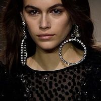 Women's Hoop Earrings Geometrical Precious Statement Imitation Diamond Earrings Jewelry Silver  Golden For Wedding Party 1 Pair Lightinthebox - thumbnail