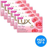 Lux Perfumed Bar Soap Soft Rose 6X170Gm