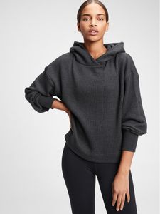 Waffle-Knit Hoodie