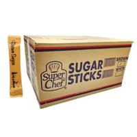 Super Chef Sugar Stick Brown 1000Pcs
