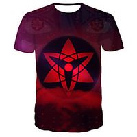 Inspired by Naruto Uchiha Sasuke Anime Cartoon 100% Polyester 3D 3D Harajuku Graphic T-shirt For Women's  Men's Lightinthebox - thumbnail
