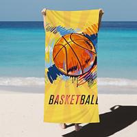 Beach Towels Sports Ball Series 100% Micro Fiber Quick Dry Comfy Blankets Strong Water Absorption for Sunbathing Beach Swim Outdoor Travel Camping Workout Lightinthebox