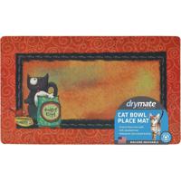 Drymate Cat Bowl Placemat Hungry Kitty 12 x 20 inch/30 cm x 50 cm