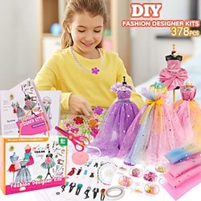 Creative Design for Fashionable Girl Clothing DIY Doll Children's Handmade Materials Toy Clothing Fabric Tailor Lightinthebox