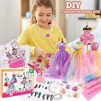 Creative Design for Fashionable Girl Clothing DIY Doll Children's Handmade Materials Toy Clothing Fabric Tailor Lightinthebox - thumbnail